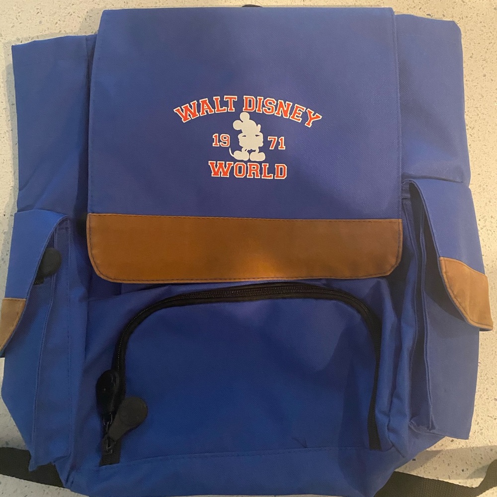 Vintage 1971 opening year Disney world resort large backpack
